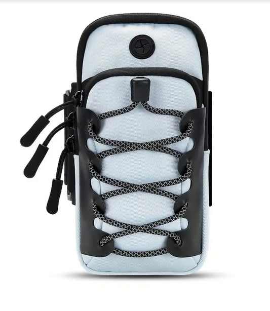 Light blue e-bike bag